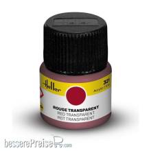 Heller 9321 - Peinture Acrylic 321 rouge transparent