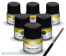 Heller 9402 - Farbenset Flugzeuge Militär (Acryl, 6 x 12 ml)