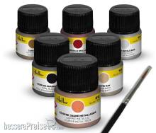 Heller 9404 - Farbenset Oldtimer (Acryl, 6 x 12 ml)