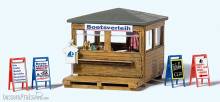 Preiser 17314 - Kiosk mit Bootsverleih. Bausatz