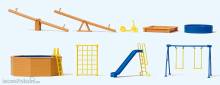Preiser 17351 - Spielgeräte für Spielplatz u. Garten