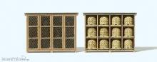 Preiser 17606 - Hasenstall.Bienenstand.Bausat