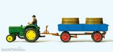 Preiser 17943 - Ackerschlepper Lanz D 2416+Anhänger