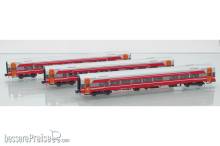 ASM Arndt Spezial-Modelle 18001 - 3er Set Personenwagen B7 NSB, Ep.V, Tomatensuppedesign - Lemke