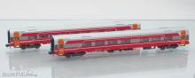 ASM Arndt Spezial-Modelle 18002 - 2er Set Personenwagen B7 NSB, Ep.V, Tomatensuppedesign - Lemke