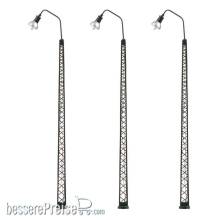 Faller 180109 - LED-Gittermast-Bogenleuchte, 3 Stück