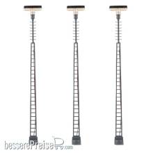 Faller 180110 - LED-Gittermast-Aufsatzleuchte, 3 Stück