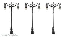 Faller 180114 - LED-Laterne, Kugel-Hängeleuchten, warmweiß, 3 Stück