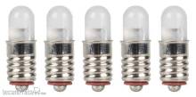 Faller 180228 - 5 LEDs für Beleuchtungssockel, warmweiß