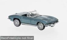 Brekina 18027 - Brekina, Chevrolet Corvette C2 Cabrio, grün, 1962, 1:87