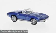 Brekina 18028 - Brekina, Chevrolet Corvette C2 Cabrio, blau, 1962, 1:87