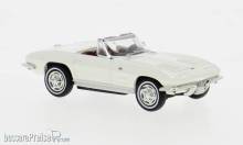 Brekina 18031 - Brekina, Chevrolet Corvette C2 Cabrio, weiss, 1962, 1:87