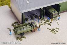 Kibri 18032 - H0 Bundeswehr Zurüstsatz für Einsatzfahrzeuge