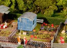 Faller 180490 - Schrebergarten mit Bauwagen