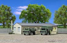 Kibri 18051 - H0 Bundeswehr LKW MB 1017/1017A Pritschenwagen, 2 Stück