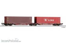 Tillig 18070 - Containertragwagen Touax
