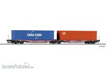 Tillig 18080 - Containertragwagen Sggmrss 578.0 der CD Cargo