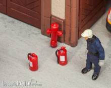 Faller 180950 - 6 Feuerlöscher und 2 Hydranten