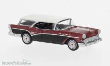 Brekina 18178 - Brekina, Buick Century Caballero, rot/schwarz, 1957, 1:87