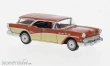 Brekina 18179 - Brekina, Buick Century Caballero, orange/hellbeige, 1957, 1:87