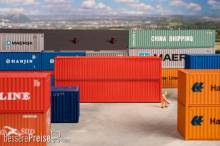 Faller 182154 - 40 Container, rot, 2er-Set