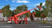 Kibri 18273 - Spur H0 Feuerwehr MAN mit RUTHMANN STEIGER