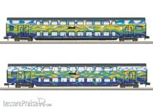 Trix T18298 - Doppelstockwagen-Set 1 Touristik