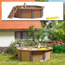 Busch 1832 - Gartenpool mit Familie