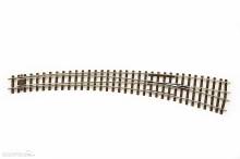 Thiel 1841 - Innenbogenweiche Radius 2000 mm / 3000 mm, Längenwinkel 27°/19°, vernickelt, rechts