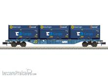 Trix T18434 - Containertragwagen Bauart Sgnss