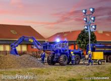 Kibri 18455 - Spur H0 THW ZETTELMEYER Radlader ZL1801 mit beleuchtetem Arbeitsscheinwerfer-ersetzt 48455