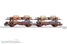 Tillig 18592 - Autotransportwagen-Einheit DR