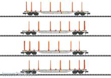 Trix T18710 - KLV-Tragwagen-Set Bauart Sgns