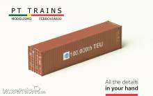 PT Trains 190004 - Container 40’HC BLUESKY (BSIU9199966) 100,000th TEU