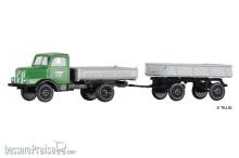 Tillig 19080 - LKW H3A Kipper mit Anhänger „VEB Kraftverkehr Karl Marx Stadt“