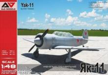 Modelsvit AAM4801 - Yakovlev Yak-11 Military Trainer in 1:48