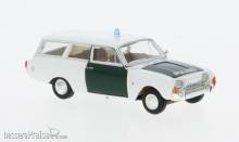 Brekina 19480 - Brekina, Ford Taunus P3 Turnier, 1964, Polizei, 1:87