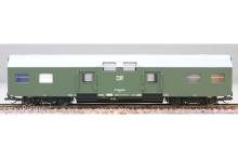 Kres 1964D - Gepäckwagen DDG(e), 4achsig, hoch liegende Übergänge, DR Epoche IV, Nr. 50 50 92-14 002