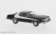 Brekina 19735 - Brekina, Ford Gran Torino, schwarz/weiss, 1976, 1:87