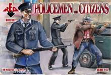 Red Box RB72037 - Policemen and citizens in 1:72