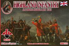 Red Box RB72050 - Highland Infantry 1745,Jacobite Rebell. in 1:72