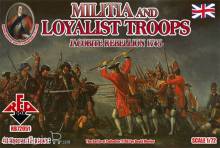 Red Box RB72051 - Militia+Loyalist Troops 1745,Jacobite R. in 1:72