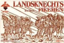 Red Box RB72058 - Landsknechts (Pikemen), 16th century in 1:72