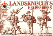 Red Box RB72059 - Landsknechts (Halberdiers),16th century in 1:72