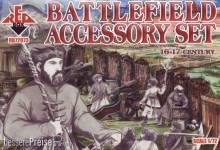 Red Box RB72073 - Battlefield accessory set,16th-17th cent in 1:72