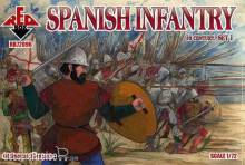 Red Box RB72096 - Spanish infantry, 16th century, set 1 in 1:72