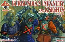 Red Box RB72109 - Burgundian infantry a.knights,15th centu set 1 in 1:72