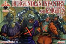 Red Box RB72110 - Burgundian infantry a.knights,15th centu set 2 in 1:72