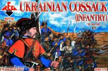 Red Box RB72116 - Ukrainian Cossack(infantry)16 cent.Set3 in 1:72