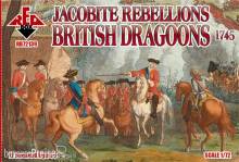 Red Box RB72139 - 1:72 Jacobite Rebellion. British dragoons 1745